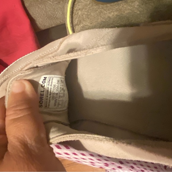 Sorel out n about tan slip on women's shoes soft taupe size 7 155 - Picture 8 of 10